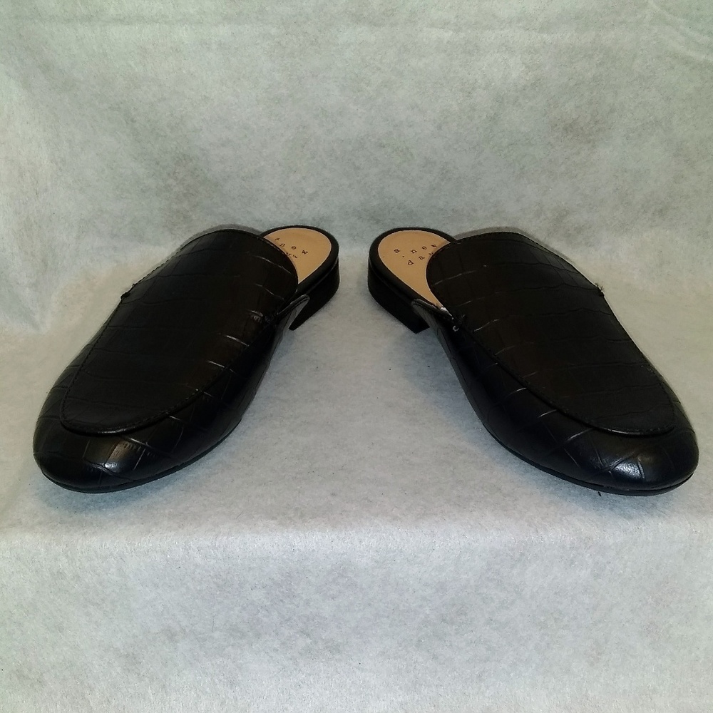 Women's Anney Backless Mules A New Day Black - Picture 7 of 8